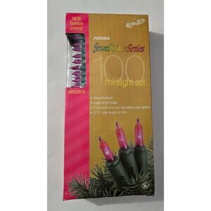 Magenta Noma Jewel Tone Series 100 Mini Lights 31 ft total